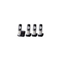 Panasonic KX-TG6824GB telephone DECT telephone Caller ID Black, Silver