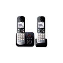 Panasonic KX-TG6822GB telephone DECT telephone Caller ID Black, Silver