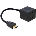 Techly Video Splitter Cable HDMI M to 2 x HDMI F ICOC HDMI-F-002