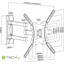 Techly 32-55&quot; Universal LCD TV Wall Mount Bracket Black
