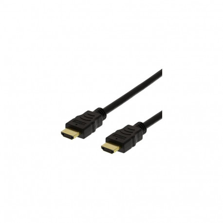 Deltaco HDMI-1010D-FLEX HDMI cable 1 m HDMI Type A (Standard) Black
