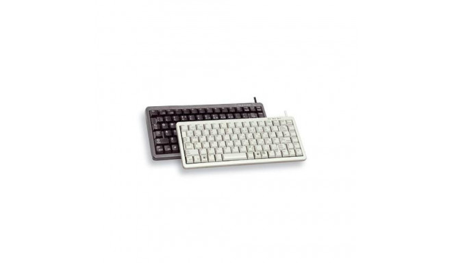 CHERRY Compact , Combo (USB + PS/2), DE keyboard USB + PS/2 QWERTY Black