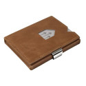 EXENTRI EX 007 wallet/card case/travel document holder Sand Genuine leather