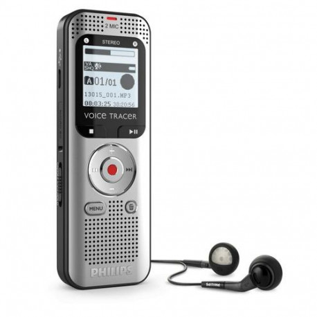 Philips VoiceTracer Aluminium, Black