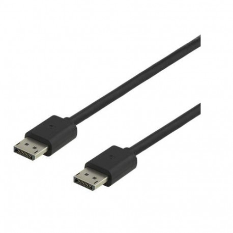 Deltaco DP8K-1010 DisplayPort cable 1 m Black