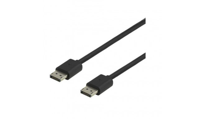 Deltaco DP8K-1010 DisplayPort cable 1 m Black