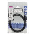 Deltaco DP8K-1010 DisplayPort cable 1 m Black
