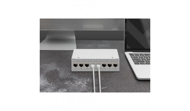 Digitus CAT 6A Keystone module, shielded, tool-free mounting connection - 8 pcs.