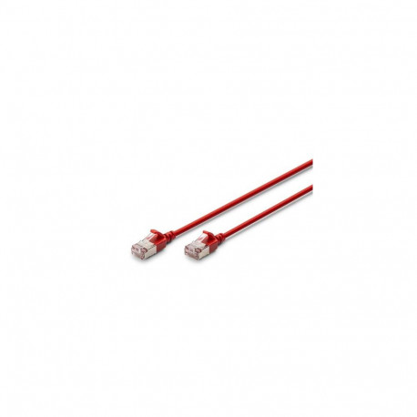 Digitus CAT 6A F-FTP Slim patch cord, 3m, red