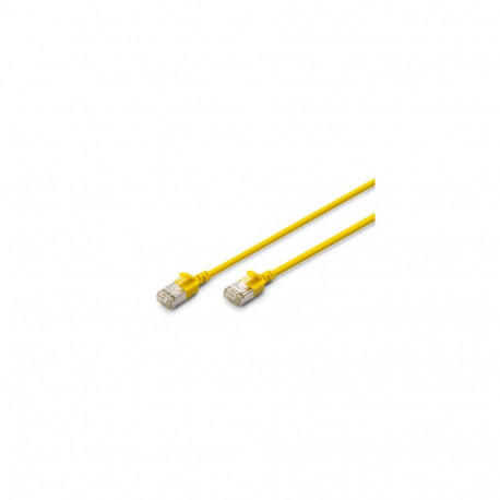 Digitus CAT 6A F-FTP Slim patch cord, 1.5m, yellow