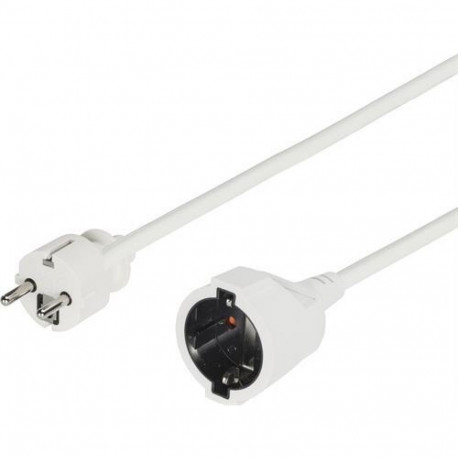 Deltaco DEL-119E power cable White 10 m CEE7/7 CEE7/4