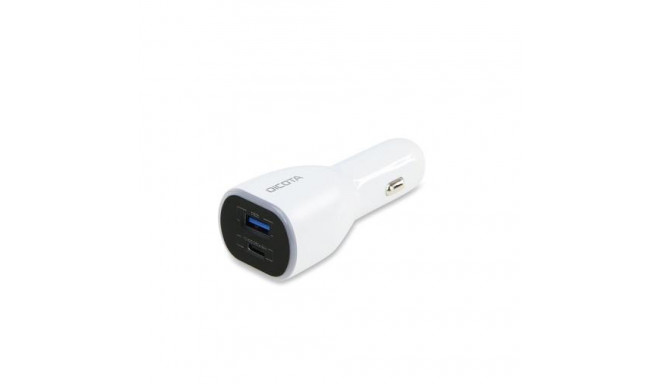 DICOTA D31932 mobile device charger Laptop, Smartphone, Tablet White Cigar lighter Auto