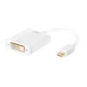 LogiLink CV0037B video cable adapter 0.15 m Mini DisplayPort DVI White