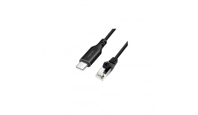 LogiLink CU0410 networking cable Black 1 m Cat6 S/FTP (S-STP)