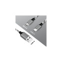 LogiLink CU0202 USB cable USB 2.0 1.2 m USB A USB C/Micro-USB A Grey