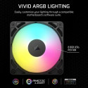 Corsair RS120 ARGB Computer case Fan 12 cm Black 1 pc(s)