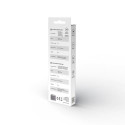 Savio 3 m USB 2.0 USB A - Micro USB White CL-167 USB cable Micro-USB A
