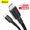 Baseus CATLGD-01 lightning cable 1 m Black