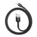Baseus CALKLF-CG1 lightning cable 2 m Grey, Black