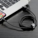 Baseus CALKLF-CG1 lightning cable 2 m Grey, Black