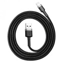 Baseus CALKLF-AG1 lightning cable 0.5 m Grey, Black
