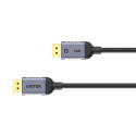 UNITEK C1626GY01-3M DisplayPort cable Black, Grey