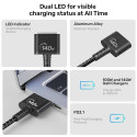 UNITEK C14121BK-2M power cable Black MagSafe 3 USB C