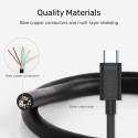 UNITEK C14103BK-2M USB cable USB 3.2 Gen 1 (3.1 Gen 1) USB A USB C Black