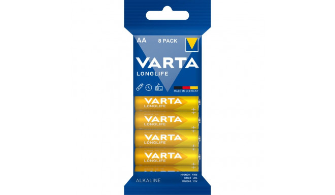Alkaline batteris R6(AA) 8pcs. longlife