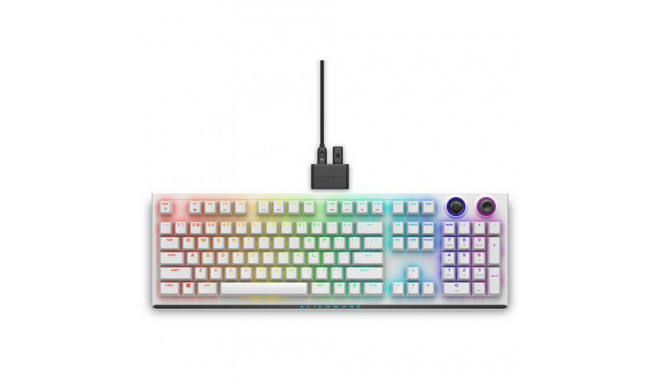 Alienware Tri-Mode AW920K keyboard Gaming USB + RF Wireless + Bluetooth White