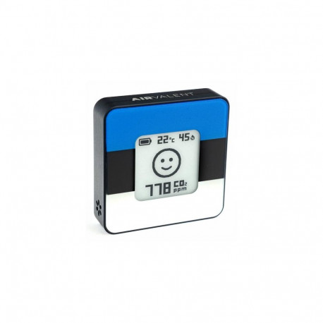 AIRVALENT AIRV-FLEE air quality meter Black, Blue, White