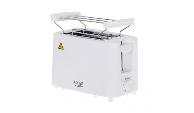 Adler AD 3223 toaster 2 slice(s) 750 W White