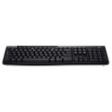 Logitech K270 keyboard RF Wireless QWERTZ Hungarian Black, Silver
