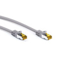 Goobay RJ45 Patch Cord CAT 6A S/FTP (PiMF), 500 MHz, with CAT 7 Raw Cable, grey, 2m