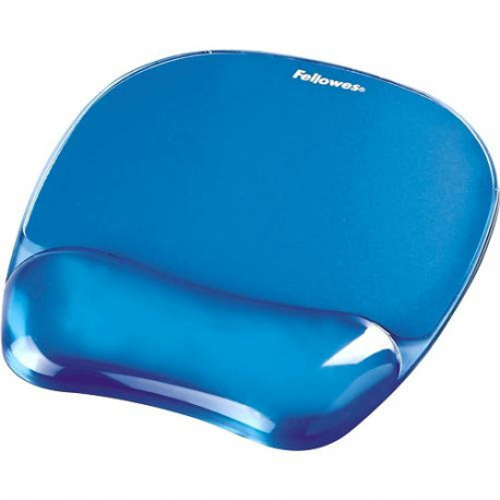 Fellowes Mouse Mat Wrist Support - Crystals Gel Mouse Pad with Non Slip Rubber Base - Ergonomic Mous