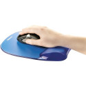 Fellowes Mouse Mat Wrist Support - Crystals Gel Mouse Pad with Non Slip Rubber Base - Ergonomic Mous