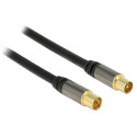 DeLOCK 88924 coaxial cable RG-6/U 3 m IEC Black