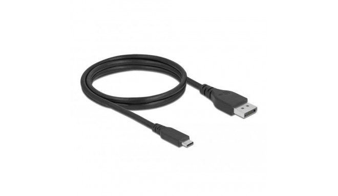 DeLOCK Bidirectional USB Type-C to DisplayPort Cable (DP Alt Mode) 8K 60 Hz 1.5 m DP 8K certified