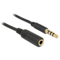 DeLOCK 84666 audio cable 1 m 3.5mm Black