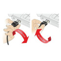 DeLOCK EASY-USB 2.0-A - USB 2.0-A, 2m USB cable USB A Black