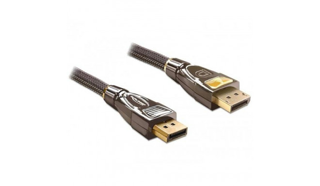 DeLOCK 82771 DisplayPort cable 2 m Black, Brown