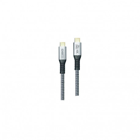 2GO 797515 USB cable USB 3.2 Gen 2x2 2 m USB C Silver