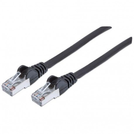 Intellinet Network Patch Cable, Cat6, 30m, Black, Copper, S/FTP, LSOH / LSZH, PVC, RJ45, Gold Plated