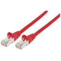 Intellinet Network Patch Cable, Cat6, 2m, Red, Copper, S/FTP, LSOH / LSZH, PVC, RJ45, Gold Plated Co