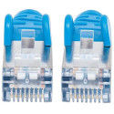 Intellinet Network Patch Cable, Cat6, 0.5m, Blue, Copper, S/FTP, LSOH / LSZH, PVC, RJ45, Gold Plated
