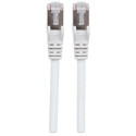 Intellinet Network Patch Cable, Cat6, 0.5m, White, Copper, S/FTP, LSOH / LSZH, PVC, RJ45, Gold Plate