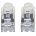 Intellinet Network Patch Cable, Cat6, 1m, Grey, Copper, S/FTP, LSOH / LSZH, PVC, RJ45, Gold Plated C