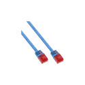 InLine Flat Ultraslim Patch Cable U/UTP Cat.6 Gigabit ready blue 3m