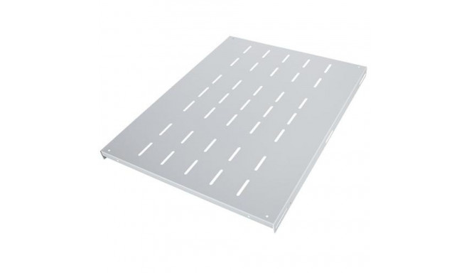 Intellinet 19&quot; Fixed Shelf, 1U, 600mm Depth, Heavy-Duty, Max 100kg, Grey