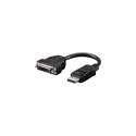 Goobay DisplayPort - DVI-D M/F 0.2 m Black